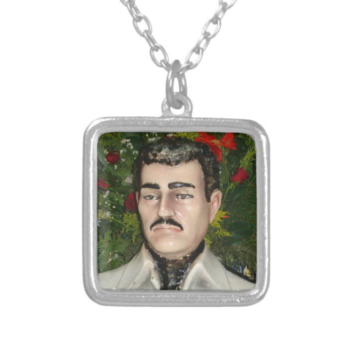 "Santo" Jesús Malverde Personalized Necklace