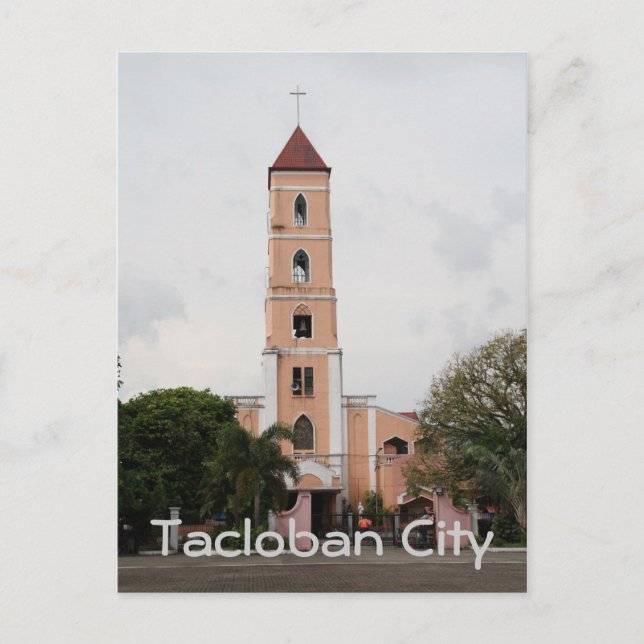 Santo Niño Church, Tacloban City Postcard (Front)