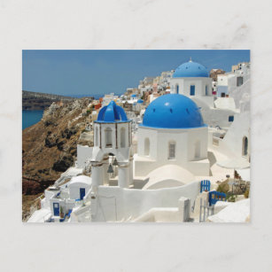 Santorini Blue Sea Greece Postcards Pack of 10 Brand New 