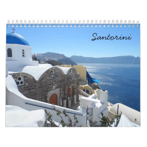 Santorini 2024 calendar