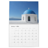 Santorini Calendar 2024 (with Lights)