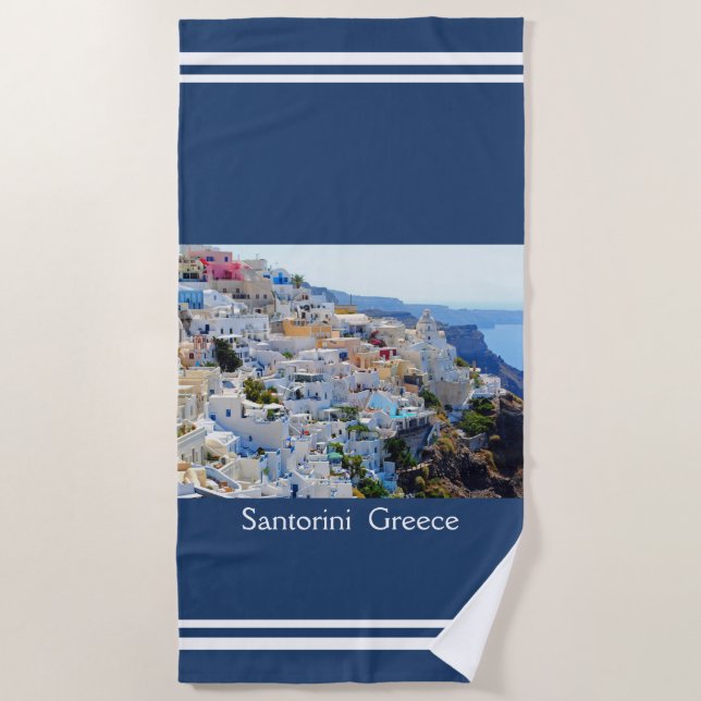 Santorini 2 beach towel (Front)