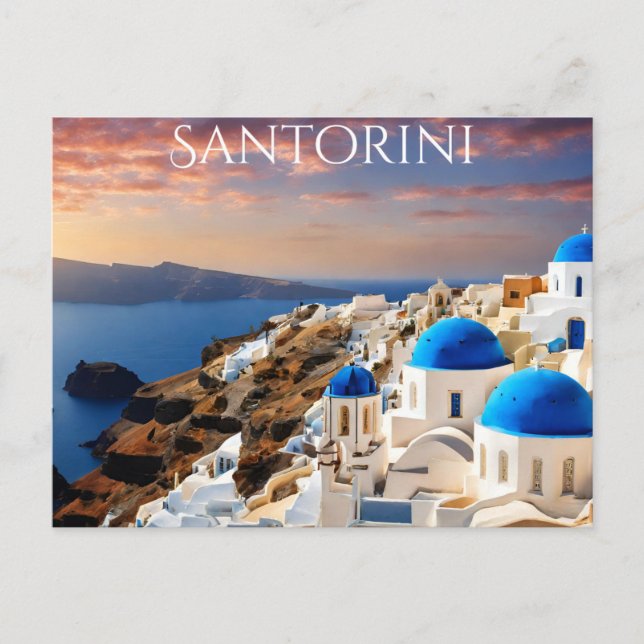 Santorini (6) postcard (Front)