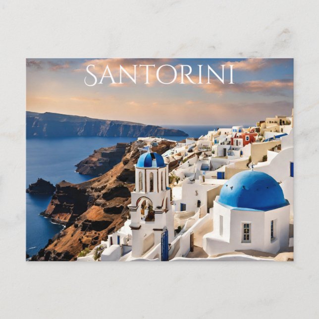 Santorini (8) postcard (Front)