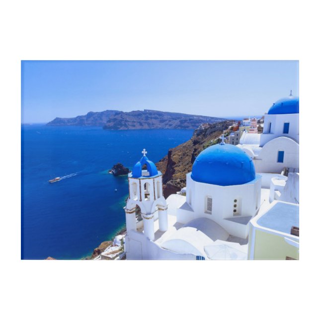 Santorini Acrylic Print (Front)
