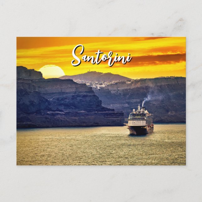 Santorini Announcement Postcard (Front)