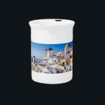 Santorini  beverage pitcher<br><div class="desc">Oia,  Santorini,  Greece. Sunset in the most beautiful location in Greece.</div>
