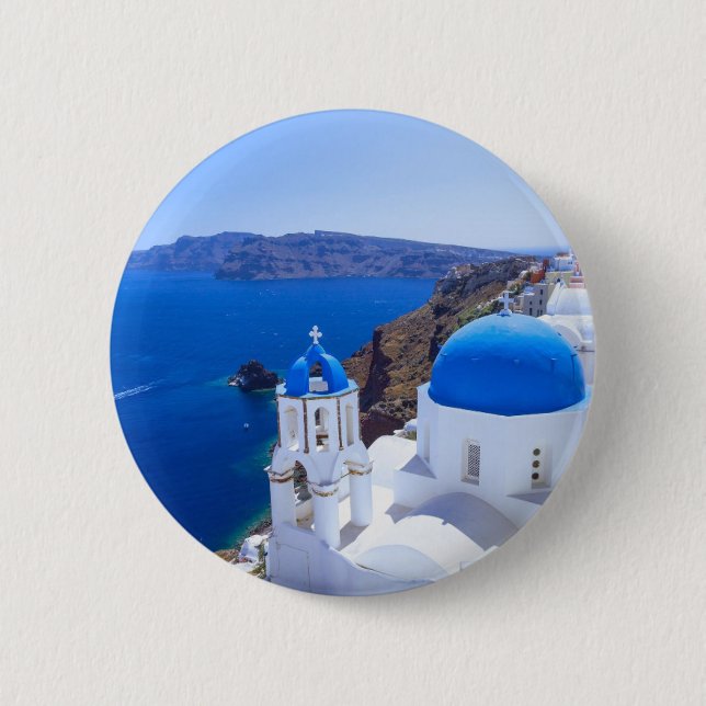 Santorini Button (Front)