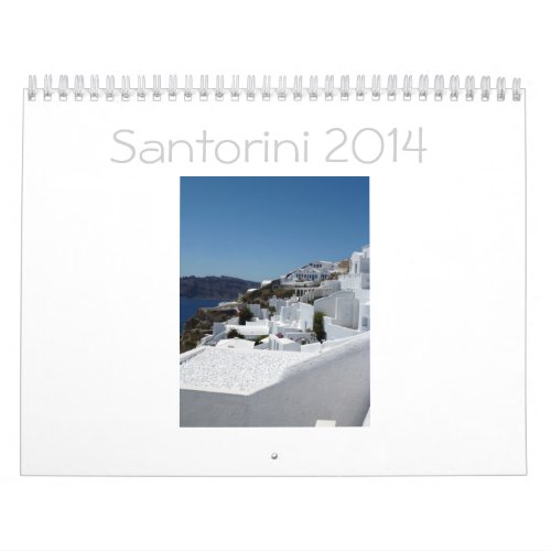 Santorini Calendar 2014