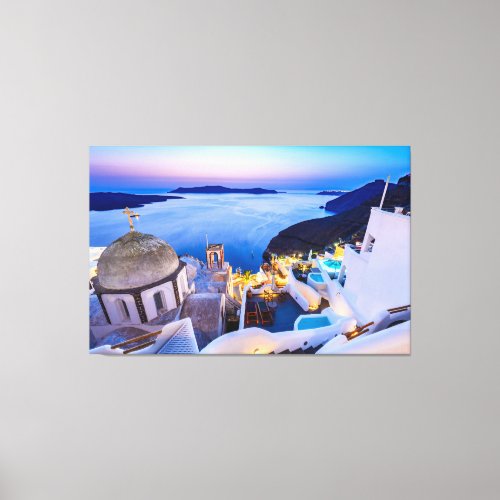 Santorini Canvas Print