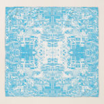 "Santorini" - Chiffon Scarf<br><div class="desc">"Santorini" - Chiffon Scarf Size: Large Square Kerchief Chiffon Scarf, 50" x 50" "I feel pretty, oh so pretty!" Elevate your style with a custom printed scarf in a delicate and lovely chiffon fabric. Beautifully finished with a professional baby hem, this scarf is the perfect accent piece that you can...</div>