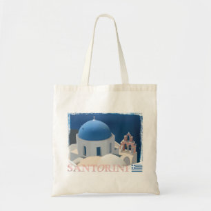 Santorini Church Tote Bag