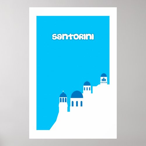 SantoriniGreceTravel Poster