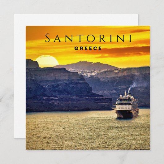 Santorini, Greece (Front/Back)