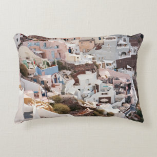 SANTORINI GREECE ACCENT PILLOW