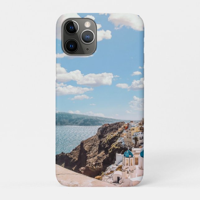 Santorini, Greece Beach House Case-Mate iPhone Case (Back)