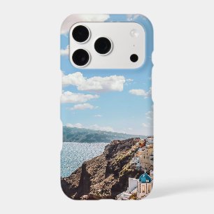 Santorini, Greece Beach House iPhone 17 Pro Case