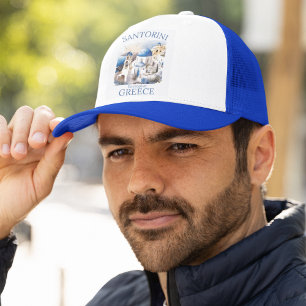 Santorini Greece Beautiful Island  Trucker Hat