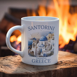 Santorini Greece Beautiful Paradise Coffee Mug