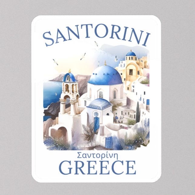 Santorini Greece Beautiful Paradise Sticker (Creator Uploaded)