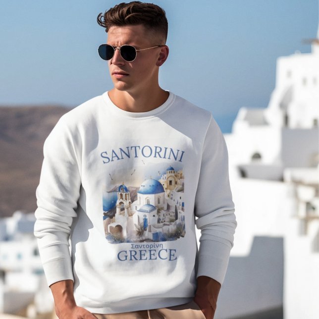 Santorini Greece Beautiful Paradise Sweatshirt (Creator Uploaded)