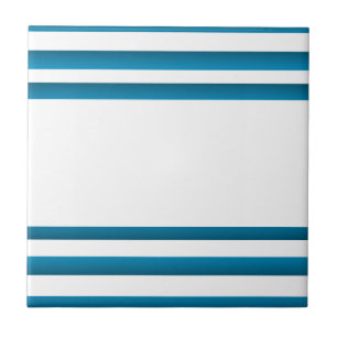 Santorini Greece Blue Design Tile