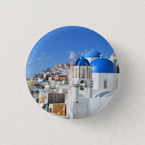 Santorini Greece       Gel Mouse Pad Gift Box Silv Button