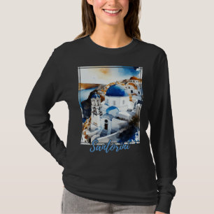 Santorini Greece  Greek Island Vacation T-Shirt