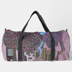 Santorini, Greece gym& duffel bag 