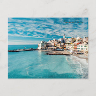 Santorini Greece Holiday Postcard