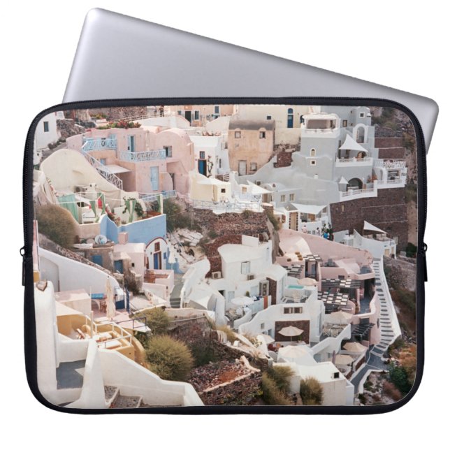 SANTORINI GREECE LAPTOP SLEEVE (Front)