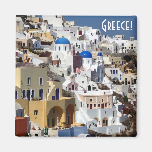 Santorini, Greece Magnet (Front)