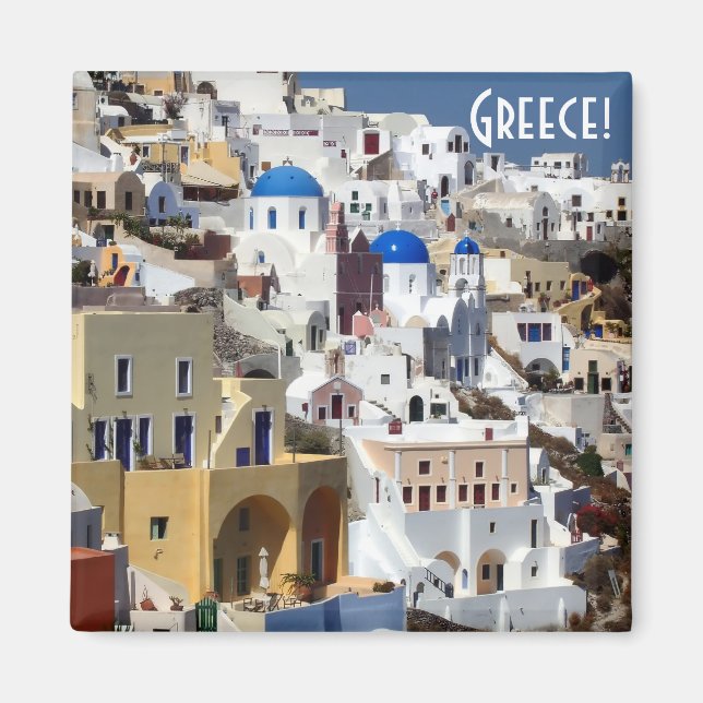 Santorini, Greece Magnet (Front)