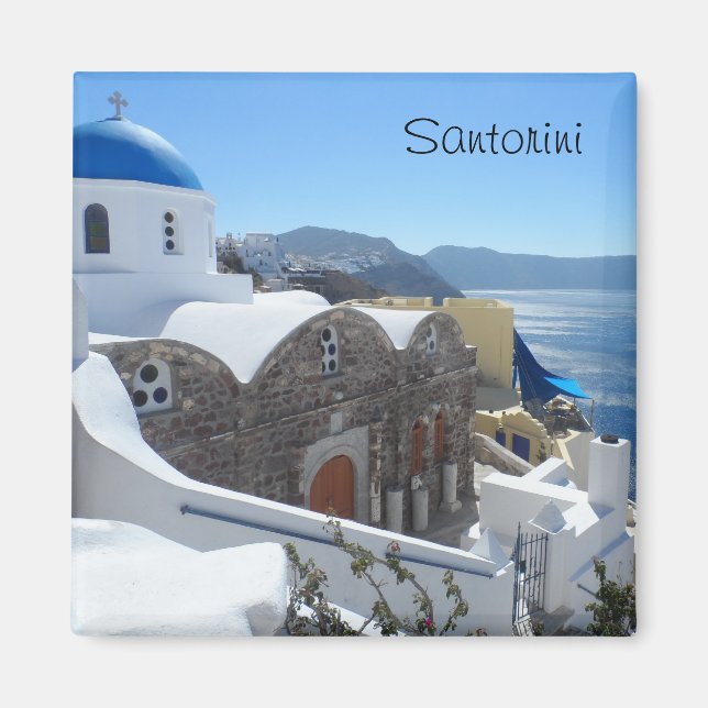 Santorini, Greece Magnet (Front)