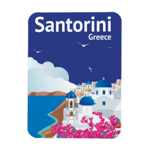 Santorini Greece Magnet