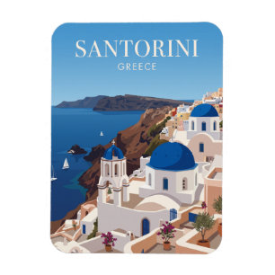 Santorini Greece Magnet