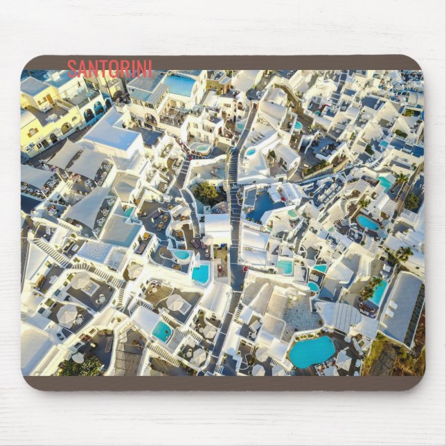 Santorini - Greece Mouse Pad (Front)