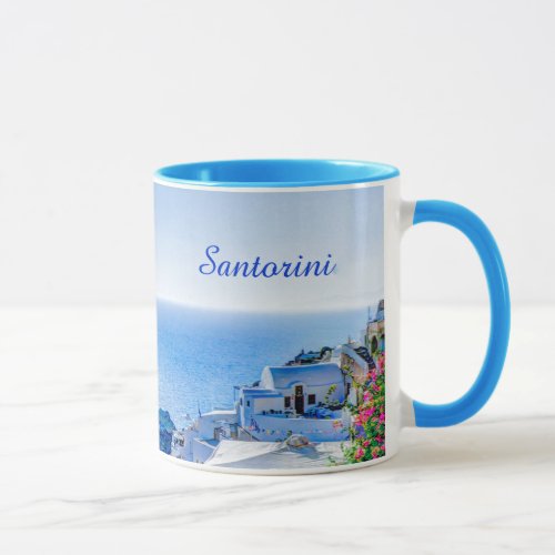Santorini Greece Mug