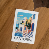Santorini Greece Painting