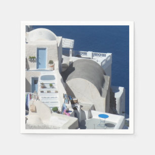 Santorini, Greece Paper Napkins