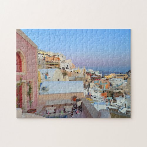 Santorini Greece Photograph Jigsaw Puzzle