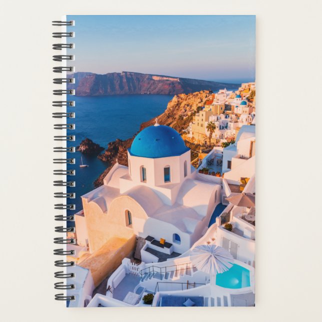 Santorini, Greece Planner (Front)
