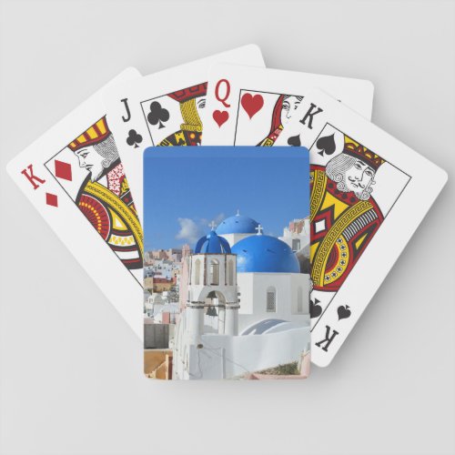 Santorini Greece        Poker Cards