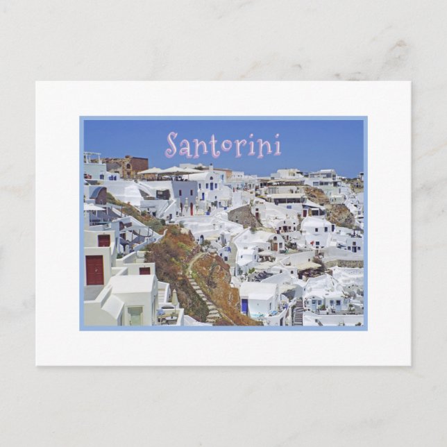 Santorini Greece Postcard (Front)