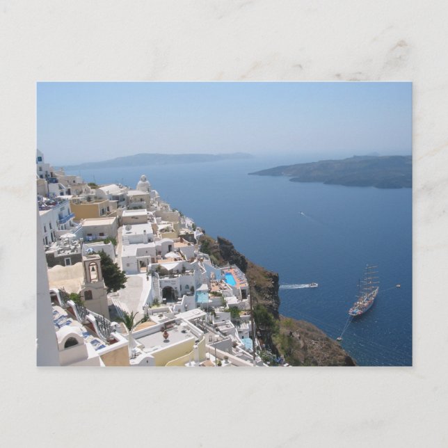Santorini Greece Postcard (Front)