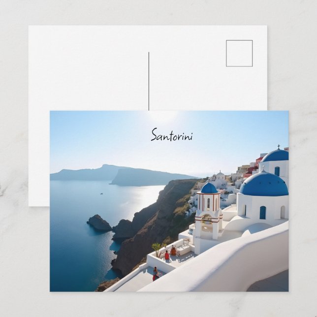 Santorini Greece Postcard (Front/Back)