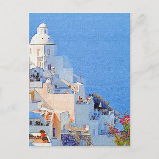 "Santorini, Greece" Postcard