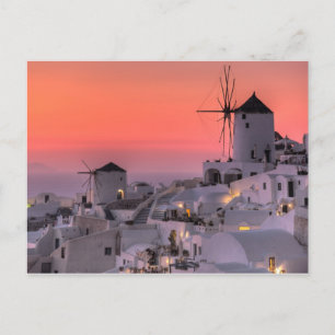 Santorini, Greece Postcard