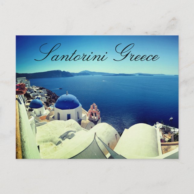 Santorini  Greece Postcard (Front)