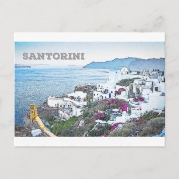 Santorini  Greece Postcard by CreativeMastermind at Zazzle
